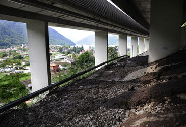 Capolago frana blocca la ferrovia Monte Generoso