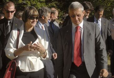 Biasca ricevimento Presidente della Confederazione Micheline Calmy Rey
