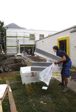 Morbio Inferiore asilo lavori per Minergie