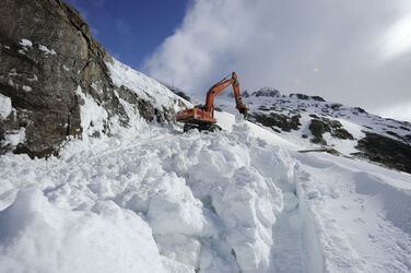 Passo della Novena sgombero neve