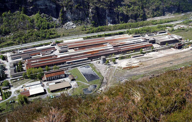 Bodio panoramica terreni area sedime ex Monteforno
