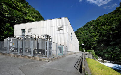 Giubiasco Centrale Morobbia con impianti idroelettrici