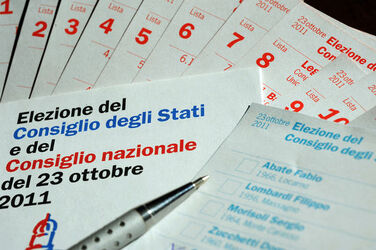 Ticino elezioni federali materiale di voto