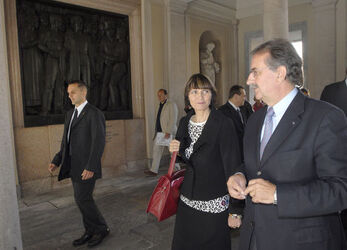 Lugano ricevimento Presidente della Confederazione