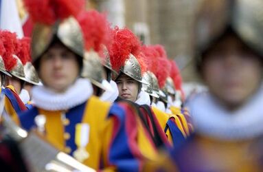 Roma Italia giuramento guardie pontificie