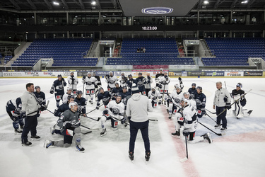 Hockey HC Ambri Piotta allenamento aperto ai media Hockey HC Ambri Piotta allenamento aperto ai media