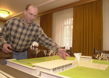 Faido modellino nuovo centro comunale