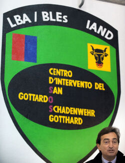 Airolo 10&deg; anniversario commemporazione incidente galleria del San Gottardo