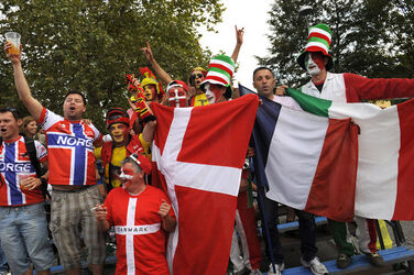 Ciclismo tifosi multinazionali Mondiali Mendrisio 09 gara in linea u23