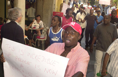 Lugano protesta africani