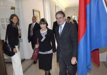 Lugano ricevimento Presidente della Confederazione