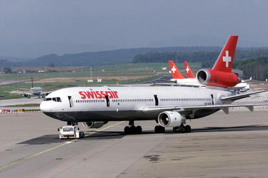 Svizzera Swissair e aereoporto Zurigo Kloten