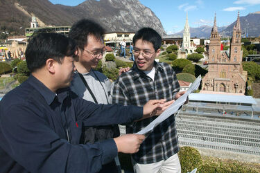 Melide cinesi in visita alla Swissminiatur