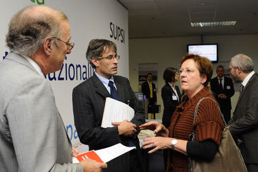 Manno SUPSI incontro con Corina Casanova Cancelliera federale