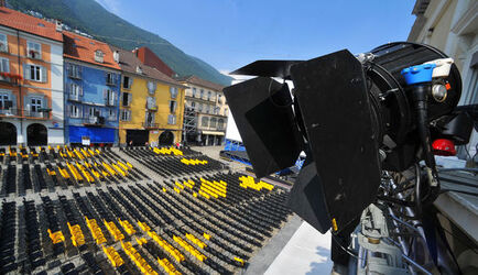 64&deg; Festival del Film allestimento Piazza Grande
