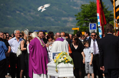 Cadenazzo funerali Cristina Caccia