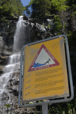 Engelberg OW T&auml;tschbachfall