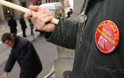 Ticino manifestazione Carovana dei Postini