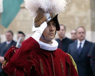 Roma Italia giuramento guardie pontificie