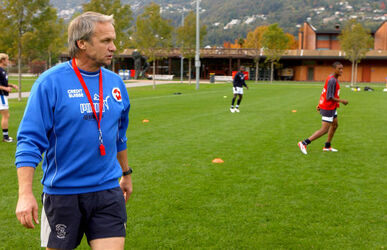 Calcio allenamento nazionale Svizzera U20