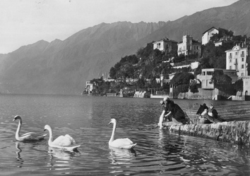 1940 Ascona lago e antichi lavatoi