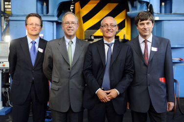 Biasca inaugurazione della nuova linea di produzione SMB