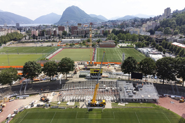 Arriva il nuovo stadio di Lugano, inizia il maxi-cantiere - Ticinonline