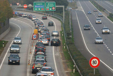 Stabio traffico superstrada