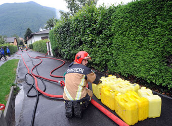 Losone incendio