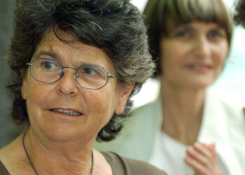 Verscio Ruth Dreifuss e Micheline Calmy Rey in visita