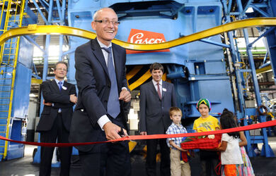 Biasca inaugurazione della nuova linea di produzione SMB