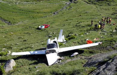 Passo San Gottardo incidente aereo