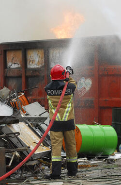 Biasca incendio discarica