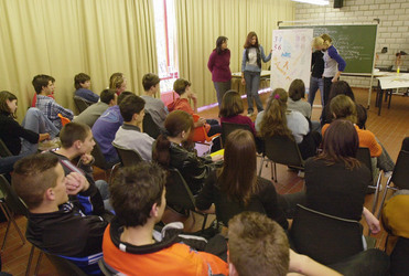 Bedigliora dibattito in classe sul tema AIDS