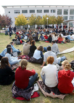 Locarno sciopero studenti del Liceo