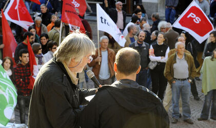 Bellinzona manifestazione cantonale contro il dumping salariale e sociale