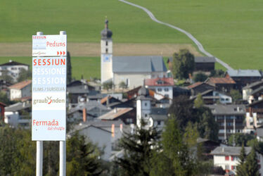 Flims veduta paese