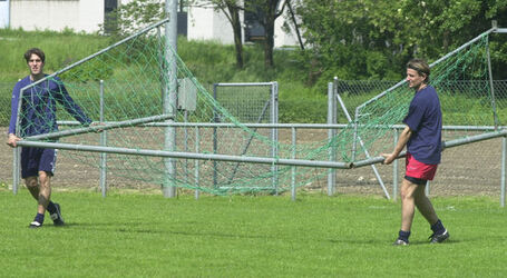 Calcio AC Bellinzona allenamento giocatori in sciopero