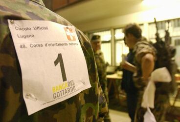 Capriasca corsa orientamento militare