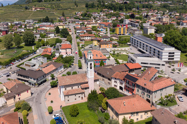 Coldrerio veduta aerea panoramica Coldrerio veduta aerea panoramica