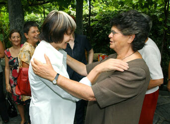 Verscio Ruth Dreifuss e Micheline Calmy Rey in visita