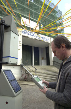 Ponte Chiasso centralina misurazione elettrosmog