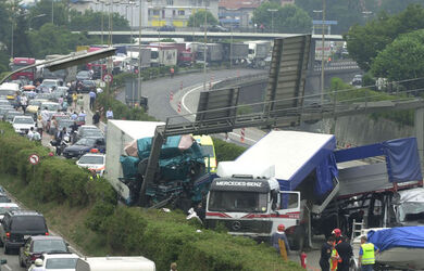 Incidente A2 tamponamento fra tir a Chiasso Incidente A2 tamponamento fra tir a Chiasso