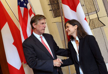 Lugano ricevimento Ambasciatore USA a Berna