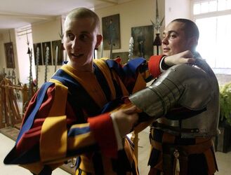 Roma Italia giuramento guardie pontificie