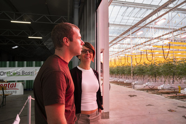 SANT ANTONINO presentazione Orticola Bassi per la produzione di pomodori svizzeri in inverno con tecnologie all avanguardia