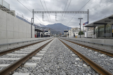 Minusio inaugurazione nuova fermata ferroviaria regionale