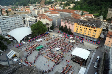 Bellinzona festeggiamenti festa nazionale Svizzera