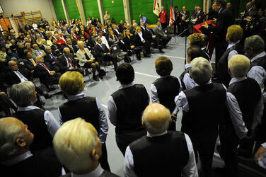 Canobbio ricevimento ambasciatore Bernardino Regazzoni