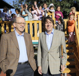 Losone inaugurazione parco giochi Rivercegno